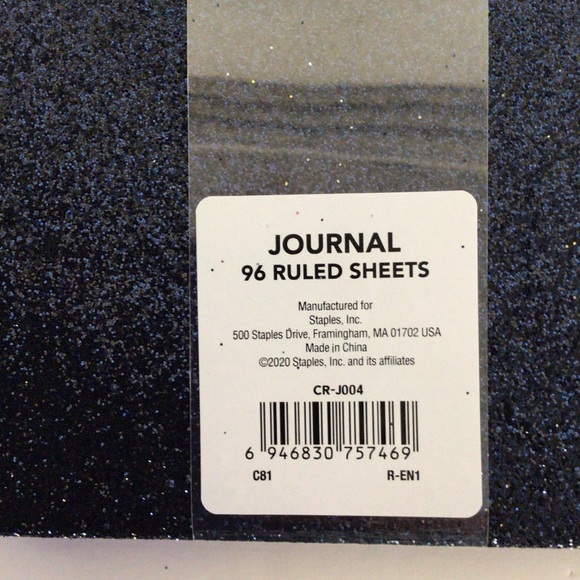 BLUE GLITTER JOURNAL NWT - Picture 8 of 9